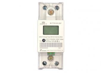 LCD Digital Single Phase Din Rail Electricity Power Consumption Energy Meter kWh
